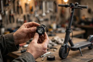E-Scooter Licht defekt in Mannheim – Scheinwerfer-Check in der Werkstatt